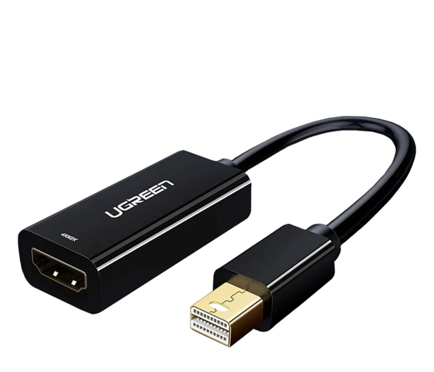 UGREEN Kabel Mini DisplayPort do HDMI MD112 1080p 20cm czarny - 1488889 - zdjęcie